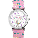 Reloj Timex X Peanuts In Bloom Weekender Para Mujer De 38 Mm