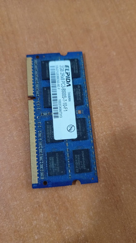 Memoria Ram Elpida 2gb Ddr3 Pc3-8500s Laptop 