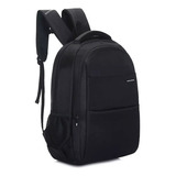 Mochila Porta Notebook Ejecutiva Reforzada Elegante Premium Color Negro | Modelo 15858 | Travel Tech