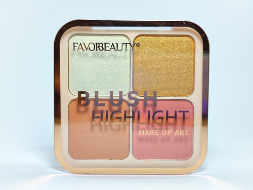 Paleta Rubor Iluminador Blush & Highlight 4 T | Favorbeauty