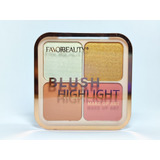 Paleta Rubor Iluminador Blush & Highlight 4 T | Favorbeauty