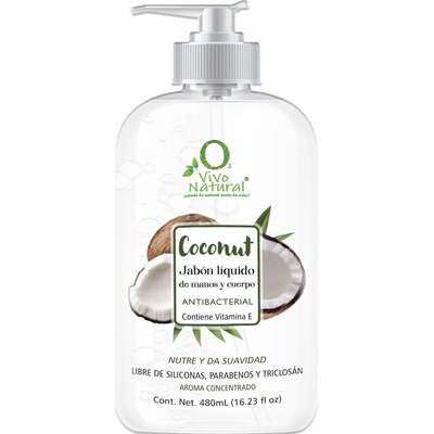 Jabón Líquido Para Manos Y Cuerpo Coconut 480ml | Meses sin interés