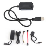 Cable Adaptador Usb 2.0 A Ide Sata, Convertidor De Disco Dur