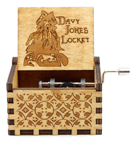 Caja Musical Piratas Del Caribe Tema Davy Jones Madera
