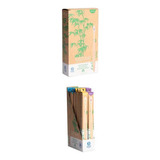 60 Cepillos Dientes Bambu Biodeg Meraki Adulto 5 Cajas X 12u