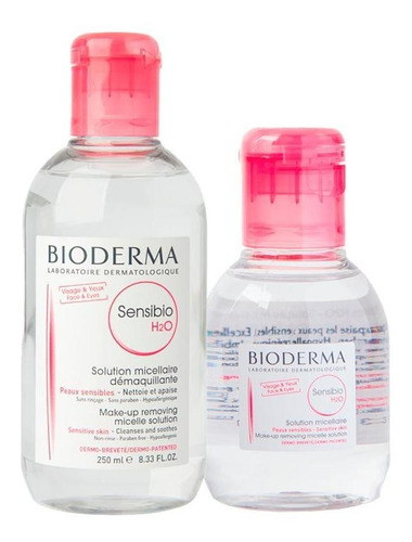 Kit Bioderma Sensibio Ág Micelar 100ml E Água Micelar 250ml