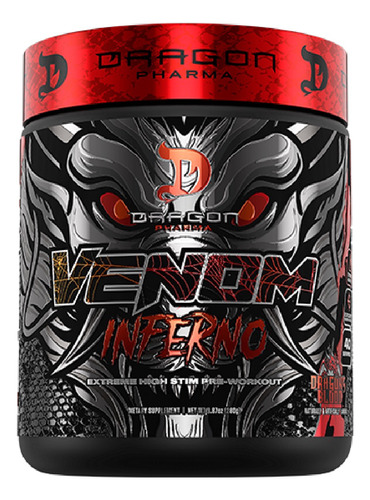 Venom Inferno Dragon Pharma Pre Entreno 40/20 Porciones