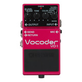 Pedal De Efecto Boss Vocoder Vo-1  Rosa