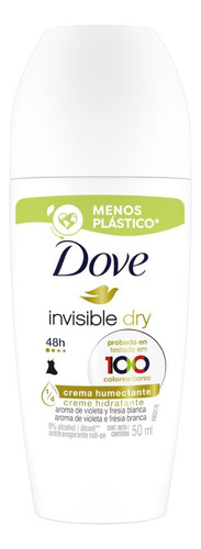 Desodorante Antitranspirante Roll On Invisible Dry 50ml Dove