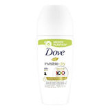 Desodorante Antitranspirante Roll On Invisible Dry 50ml Dove