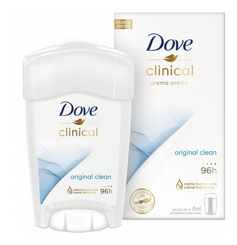 Dove Clinical Desodorante Antitranspirante Crema 48 Gr Woman