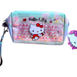 Estuche Cosmetiquero Hello Kitty Con Brillo