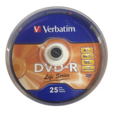 Dvd-r Verbatim Campna Rigida Con 25 Pzas