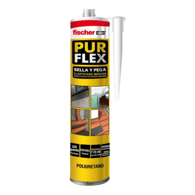 Sellador Purflex Poliuretano Sella Y Pega 300ml Fischer | MercadoLibre