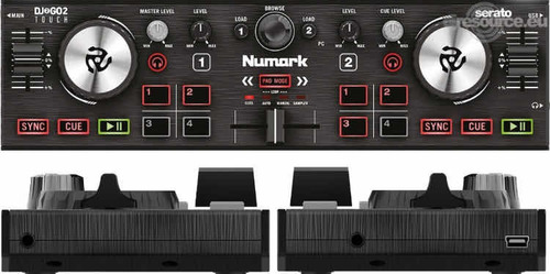 Controlador Dj Numark Dj2go2 Touch Negro De 2 Canales