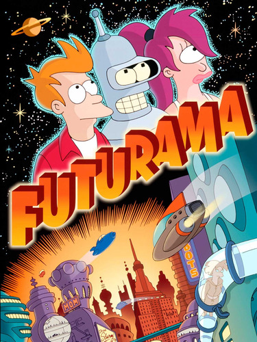 Memoria Usb 64gb Futurama 10 Temporadas Saga Completa