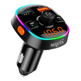 Transmisor Fm Nisuta Nsfm52 Mp3 Bluetooth Carga Qc3.0 Fact A