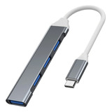 Hub Usb-c 3.0 Tipo-c 4 Portas Otg Extensão Adaptador 5 Gbps