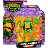 Tortugas Ninja: Caos Mutante, [michelangelo] Figura Y Armas