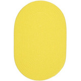 Trenzas Divertidas Amarillo Solido 2x3 Ovalado
