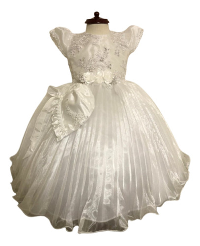 Vestido Para Niña,  Fiesta Bautizo