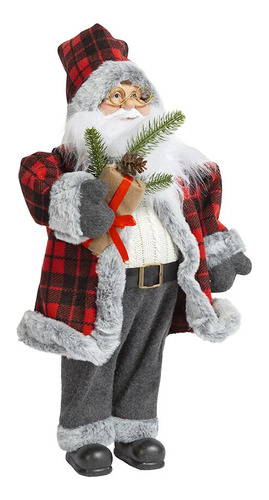 Santa Claus Adorno Navidad Figura 45cm Envio Gratis
