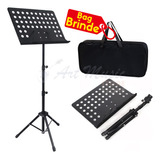 Suporte Estante P/ Partitura Maestro + Capa Bag De Brinde