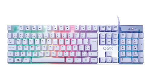 Teclado Gamer Abnt2 Prismati Sensação Mecânica Led Rgb Tc205