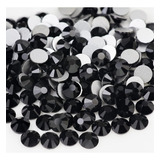 1440 Pedreria Cristal Diamantes Para Uñas Decoració Ss10-12 Color Negro Ss12(3.0-3.2mm)