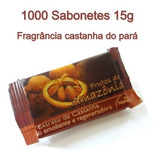 Kit 1000 Mini Sabonete 15g Hotel Motel Pousada Castanha Lux 