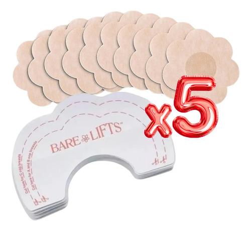 Parches Levantamiento Bare Lifts Instantáneo Busto 5 Pares