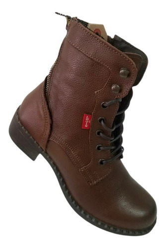 Bota Levis Carry De Piel Para Dama LV-120085G Cognac – Tienda Gosh