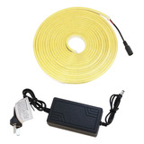 Kit Manguera Tira Luz Led Neon 5 Mts + Fuente 12v Exterior