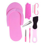 Set Pedicure Con Pantuflas