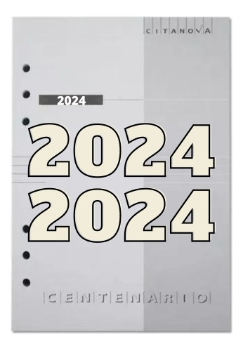 Repuesto Agenda Citanova Centenario 2022 16,5x23 Cm Diario