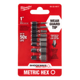 Kit Bit Hexagonal Shockwave 1 C/08 Pçs Milwaukee