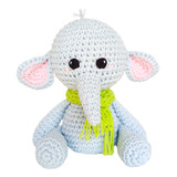 Elefante Con Bufandita - Amigurumi - Tejido A Crochet