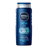 Jabón Corporal Nivea Men Fresh Ice Antibacterial, 500 Ml