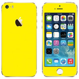 Styker Skin Premium - Jateado Fosco Amarelo - iPhone 5s
