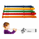 Flauta Doce Infantil Brinquedo Plastico Diversas Cores