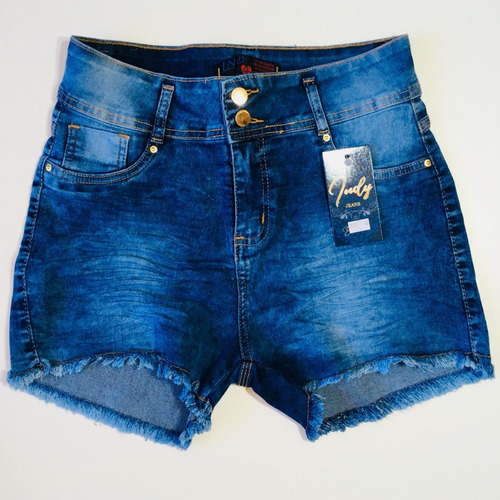 Shorts Jeans Feminino Plus Size Empina Bumbum 2255