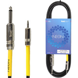 Cable Patcheo Kwc Neon Plug Mono A Mini Plug Stereo 3 Metros