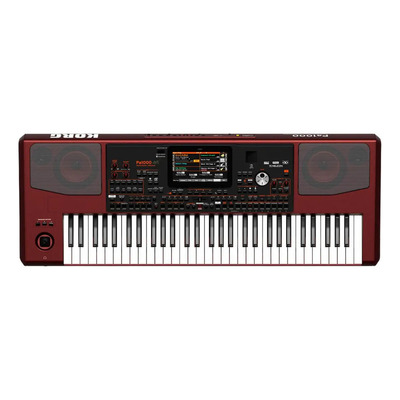 Teclado Pa1000 Korg Estacion De Trabajo Profesional Usb Bordó | Envío gratis