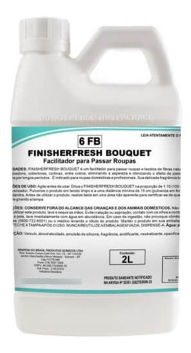 Finisherfresh Bouquet Finalizador Passadoria Roupa Tecido 2l
