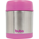 Pote Térmico Parede Dupla Rosa 350ml - Buba