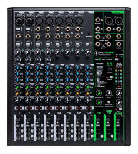 Mackie Profx12v3 Mixer 12 Canales Usb Efectos