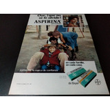 (pb413) Publicidad Clipping Aspirina Bayer * 1981