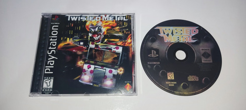 Twisted Metal  Playstation Patch Midia Prata!