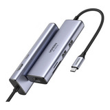 Adaptador Hub Usb C 7 En 1 - Hdmi 4k 60hz Usb A Rj45 Sd Pd