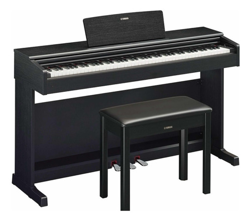 Piano Digital Yamaha Arius Ydp 144 Preto Ydp144 C/ Banco